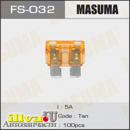 Предохранитель флажковый Стандарт 5A Masuma FS032