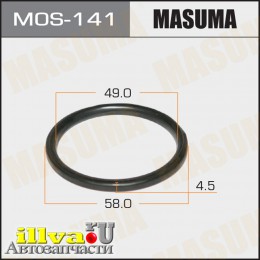 Кольцо глушителя 49.5 x 58 металлическое MASUMA MOS141