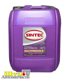 Антифриз Sintec MultiFreeze  G11 G12 G12+ G12++ G13 фиолетовый 10кг до -40  800541