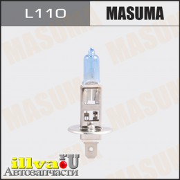 Лампа 12 В H1 55 Вт галогенная 4200K MASUMA BLUE SKYGLOW L110