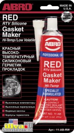 Герметик прокладка ABRO красный 85 г 11-AB-RW
