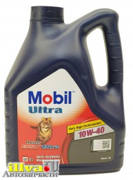 Моторное масло MOBIL Ultra 10W-40 4 литр 152624