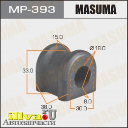 Втулка стабилизатора Toyota Corolla (E124) 03-07, Allex 03-07 заднего D=18 MASUMA MP-393