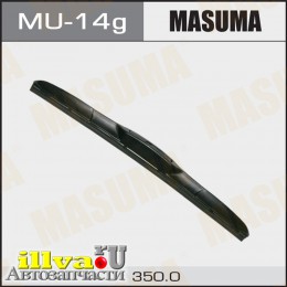 Щетка стеклоочистителя гибридная MASUMA 14/350 мм крюк MU14g