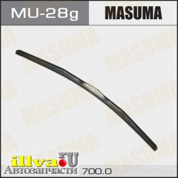 Щетка стеклоочистителя гибридная MASUMA 28/700 мм крюк MU28g