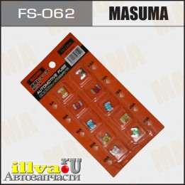 Предохранитель флажковый микро набор 7.5 - 30 А блистер 10 шт Masuma FS-062