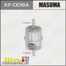 Фильтр тонкой очистки топлива D= 7.5 мм MASUMA KF-008A