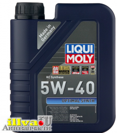Масло моторное LiquiMoly 5W-40 Optimal Synth HC синтетическое SN/CF А3/В4 1 л 3925