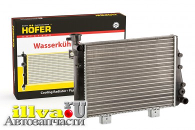 Радиатор охлаждения ВАЗ 2104, 2105, 2107 алюминий Hofer  HF708411 
