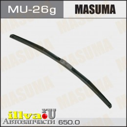 Щетка стеклоочистителя гибридная MASUMA 26/650 мм крюк MU 26g