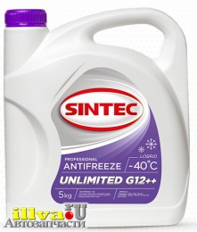 Антифриз фиолетовый Sintec Unlimited G12++/G13 5 литров 803584