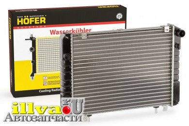 Радиатор охлаждения - газель газ 3302 радиатор 3-х рядный, алюминий 330242-1301010 Hofer  HF708424