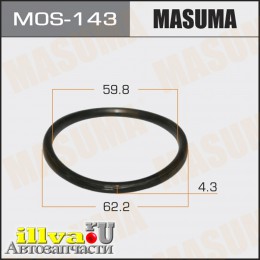 Кольцо глушителя для автомобилей HONDA NISSAN 60 x 69.5 x 4.3 металлическое MASUMA MOS143