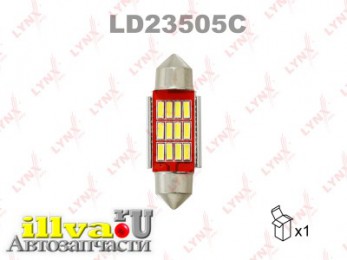 Лампа светодиодная LED C5W T11x35 24V SV8,5-8 SMDx10 7000K CANbus LD23505C