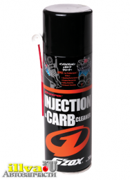 Gzox раскоксовка Injection carb cleaner 11101 - Пенный очиститель камеры сгорания и топливной системы 300 мл